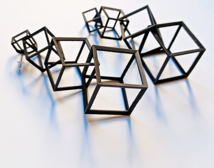 Geometric Statement Earrings